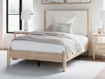 Picture of Twin/Full Panel Bedroom Set in Tan Finish