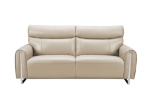 Picture of Genuine Leather Cream Sofa