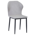 Picture of Dining Chair in Leather with Curved Back Design