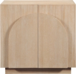 Picture of 31.5"W x 18"D x 30.5"H Oak Veneer Sideboard / Buffet in Natural, Brown and Black Finish