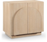 Picture of 31.5"W x 18"D x 30.5"H Oak Veneer Sideboard / Buffet in Natural, Brown and Black Finish