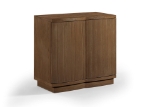 Picture of 31.5"W x 18"D x 31.5"H Oak Veneer Sideboard / Buffet in Natural, Brown and Black Finish