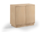 Picture of 31.5"W x 18"D x 31.5"H Oak Veneer Sideboard / Buffet in Natural, Brown and Black Finish