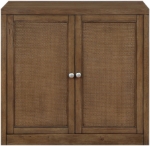 Picture of 31.5"W x 20"D x 30"H Solid Wood And Oak Veneer Sideboard/Buffet in Natural, Brown and Black Finish