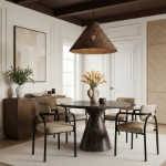Picture of Vegan Leather Upholstered Dining Chair