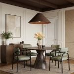 Picture of Vegan Leather Upholstered Dining Chair