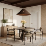 Picture of Vegan Leather Upholstered Dining Chair