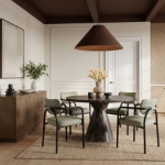 Picture of Vegan Leather Upholstered Dining Chair