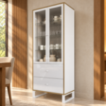 Picture of High gloss large china cabinet 31"W x 18"D x 71"H