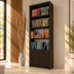 Picture of Bookcase with Doors  33" x 12" x 80"H