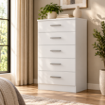 Picture of 36"W x 54"H Five Drawer Chest