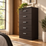 Picture of 36"W x 54"H Five Drawer Chest