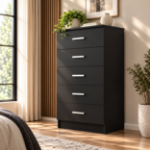 Picture of 36"W x 54"H Five Drawer Chest