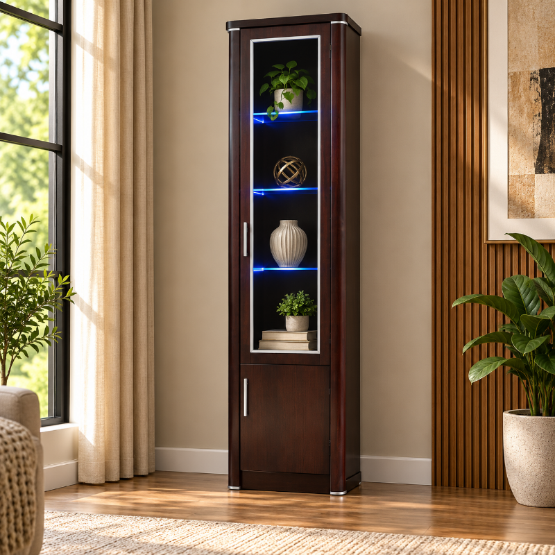 Picture of Bookcase/Curio   22"W x 15"D x 80"H