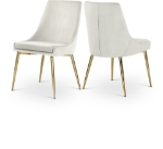 Picture of Polished Gold Metal Frame Velvet Dining Chair – Only $99 Each!