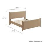 Picture of Velvet Full Platform Bed