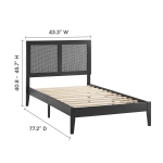Picture of Wood Twin Platform Bed