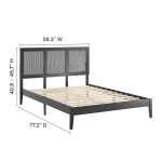 Picture of Wood Full Platform Bed