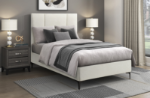 Picture of 39", 44", 48", 54" Bed in Beige and Cream White Finish