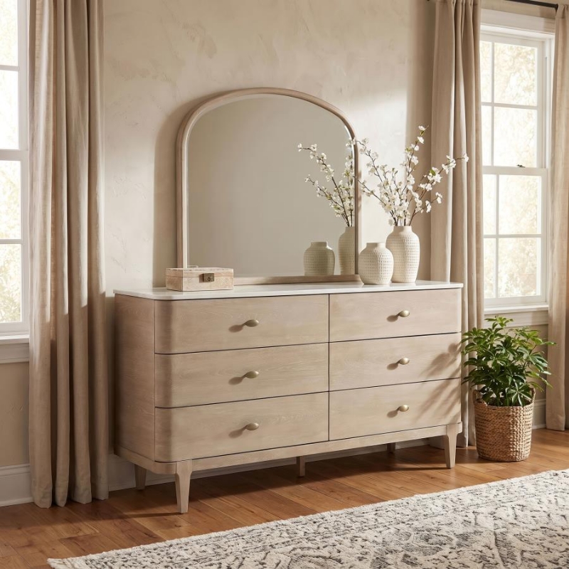 Picture of 6-Drawer Dresser and Mirror